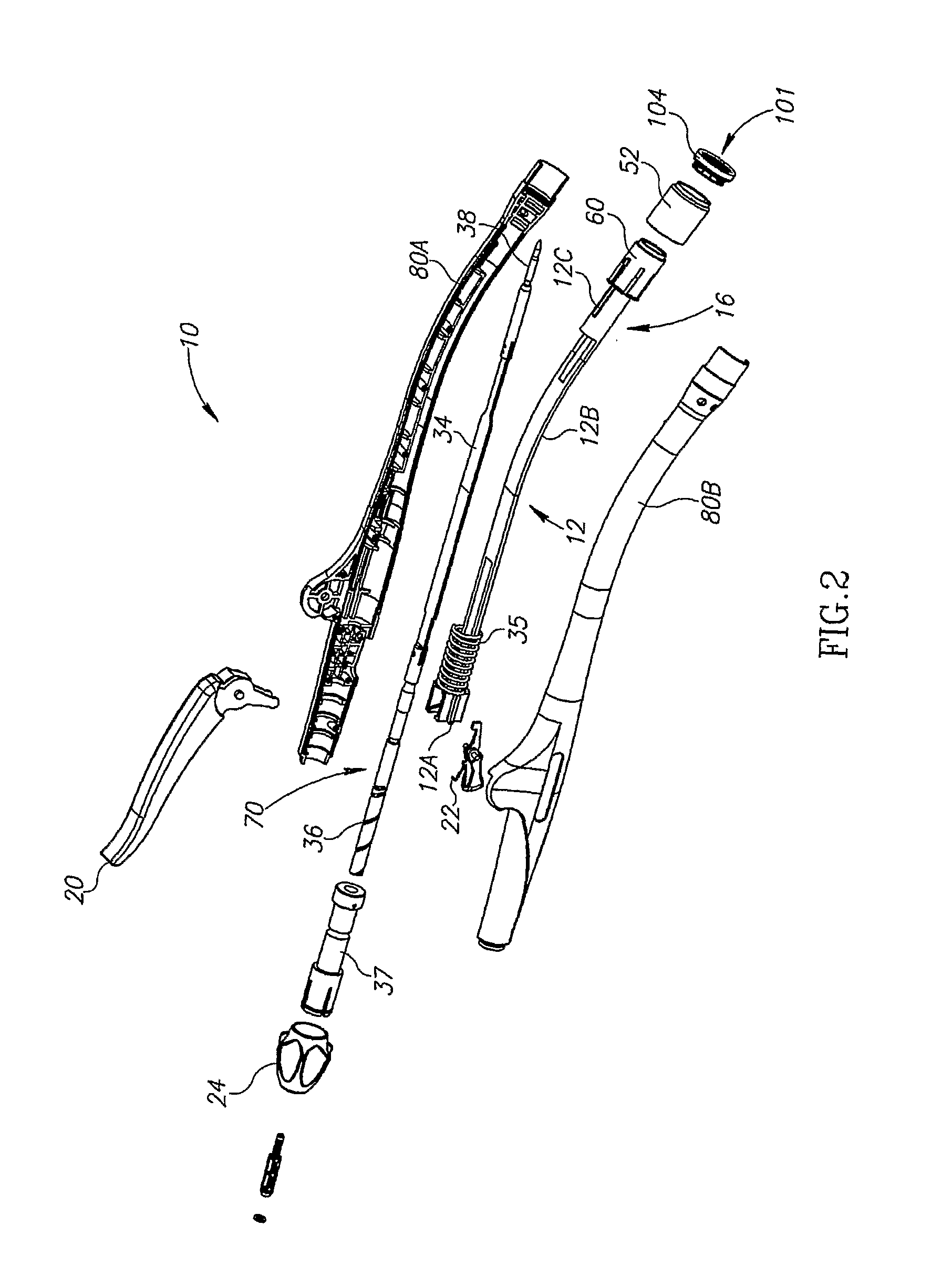 Compression assemblies and applicators for use therewith