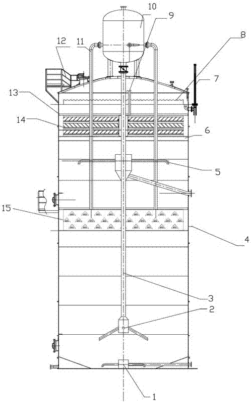 Percolate treating system for garbage incineration power plant