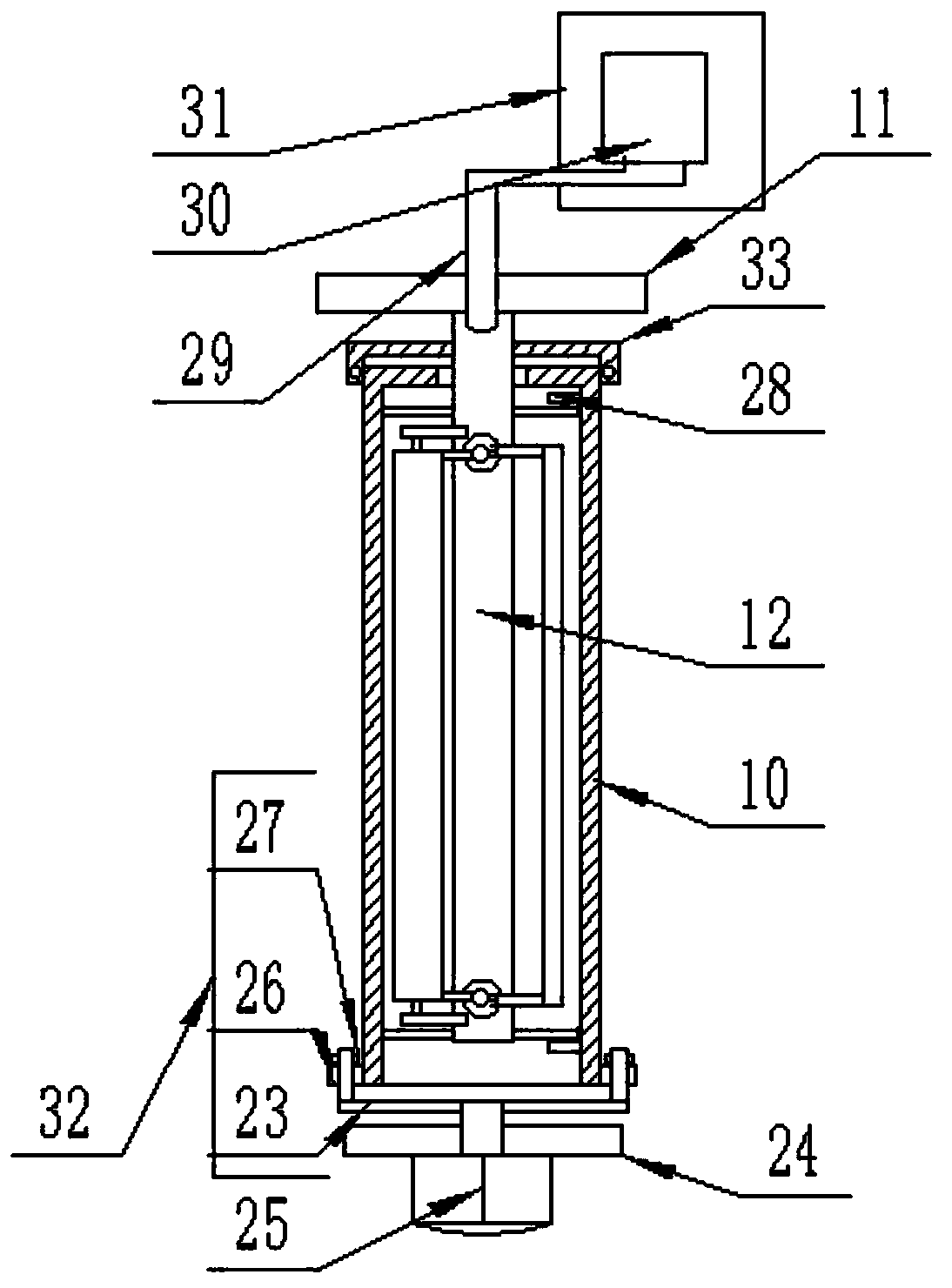 Glass-fiber wall cloth coating device with heat insulation and fire protection functions and process