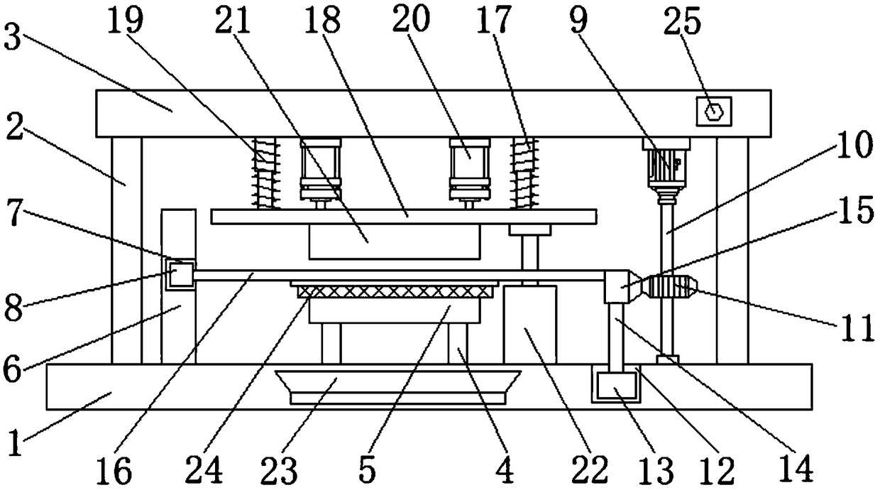 Screen attaching machine