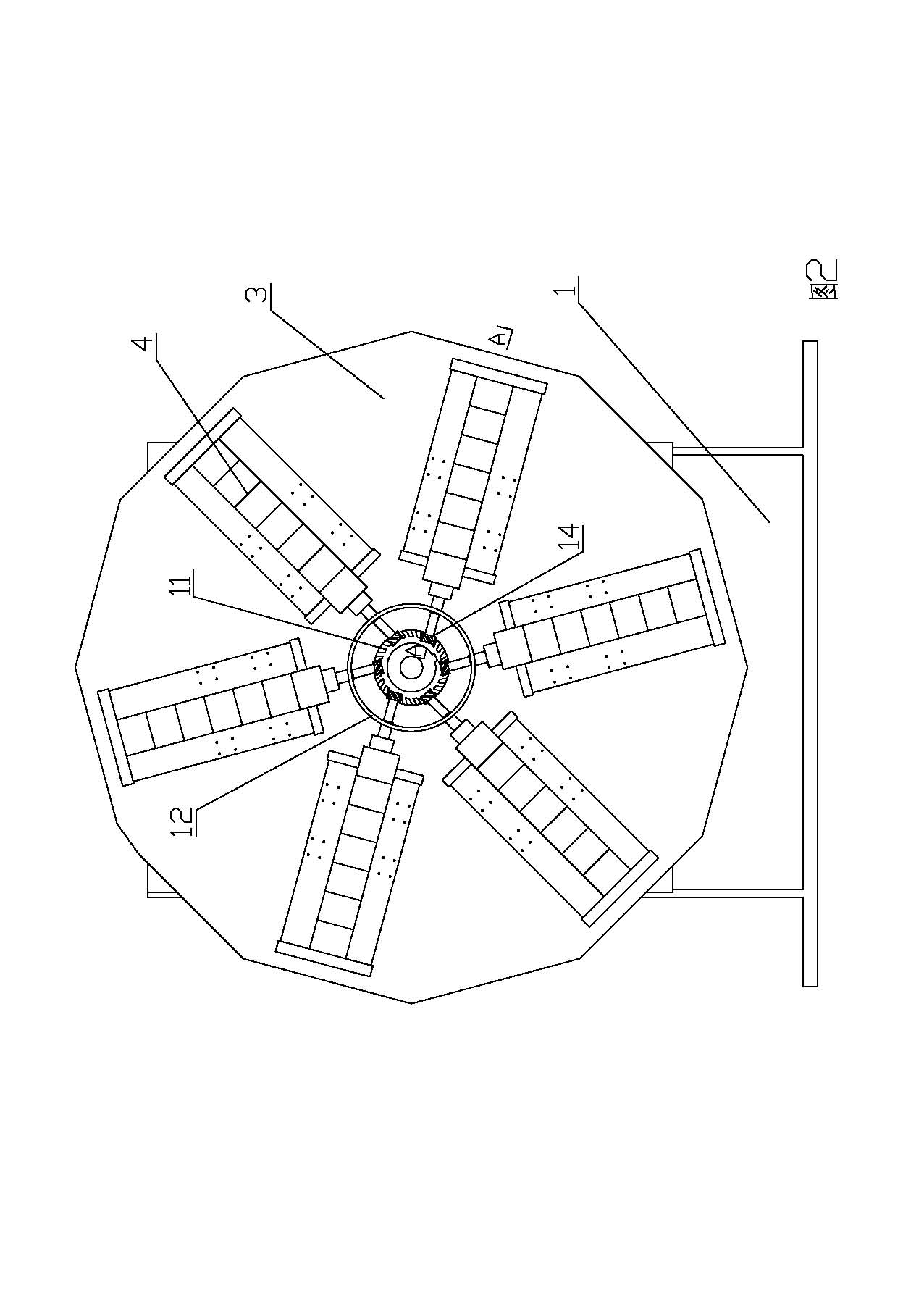 Shell ring horizontal assembly device and using method thereof