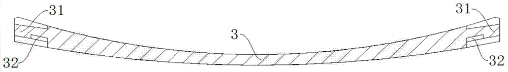 Lens assembling structure of rimless glasses