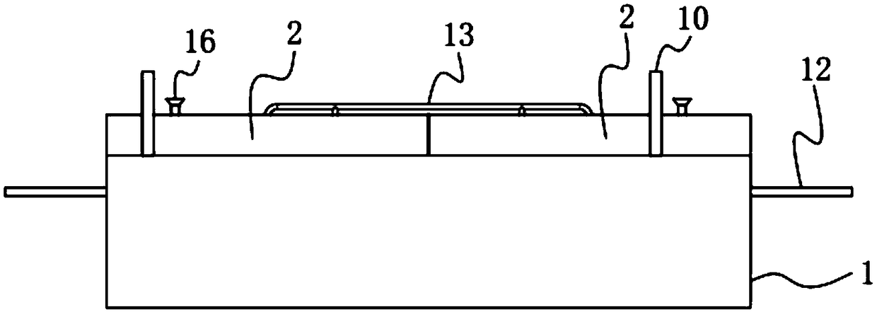 Bilateral composite beam prefabrication post-tensioned prestress assembling pavement construction process