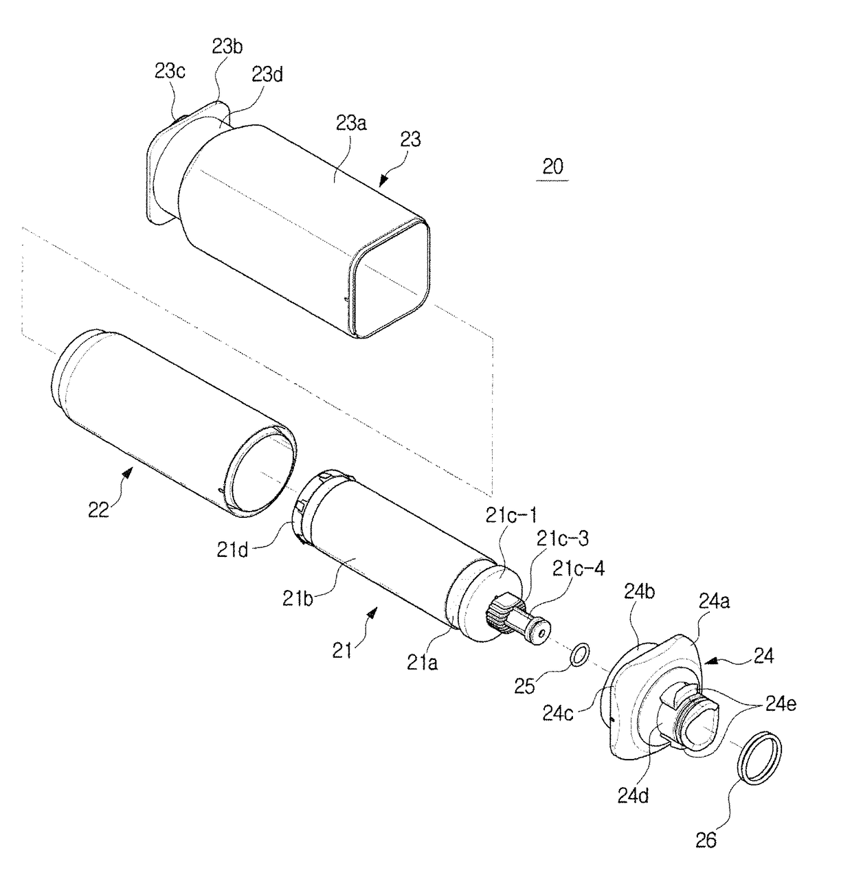 Water purifying filter