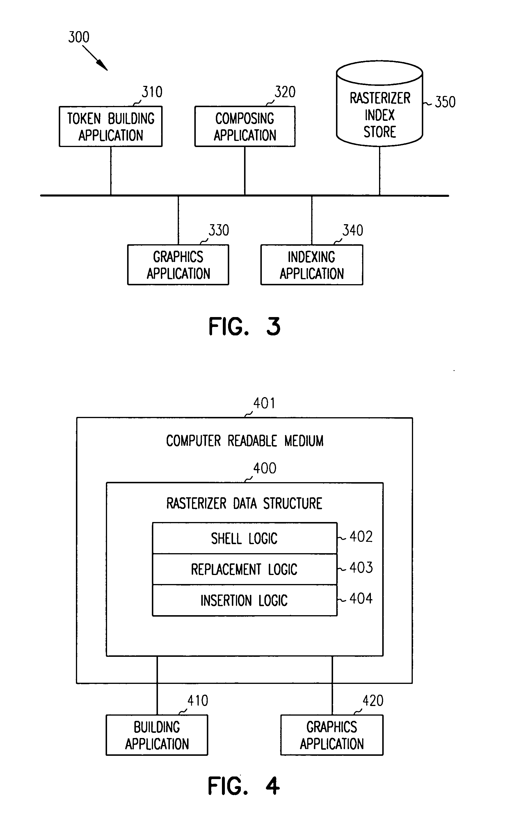 Methods, systems, and data structures for generating a rasterizer