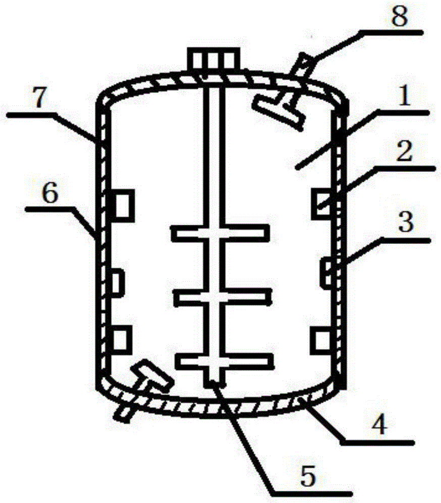 Reaction kettle for phenyl chloroformate