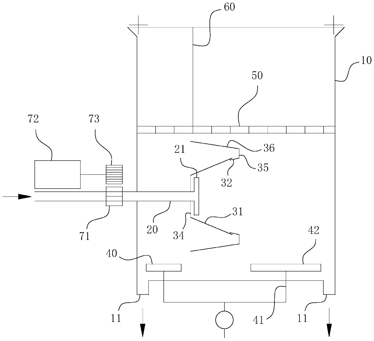 Eddy flow partition flotation machine