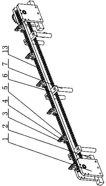 Conveying mechanism for key cylinder