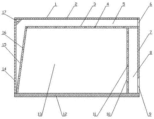 Flow guiding device for heat pump drying box