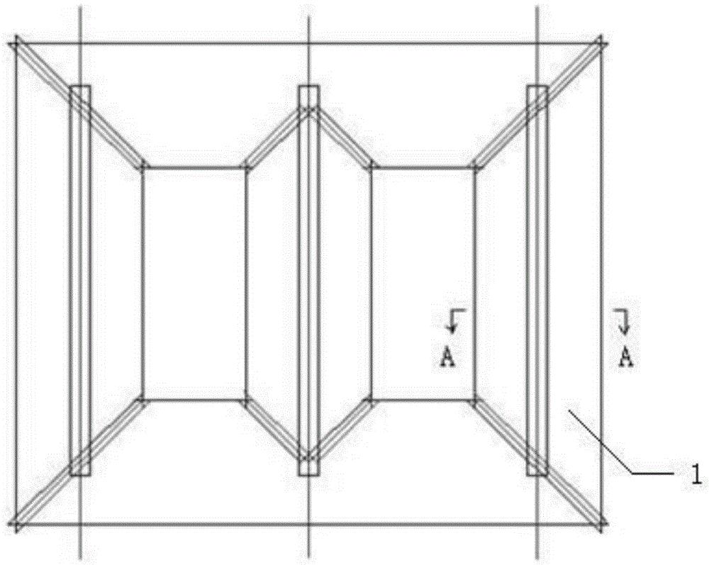 Transformer with rectangular section iron core