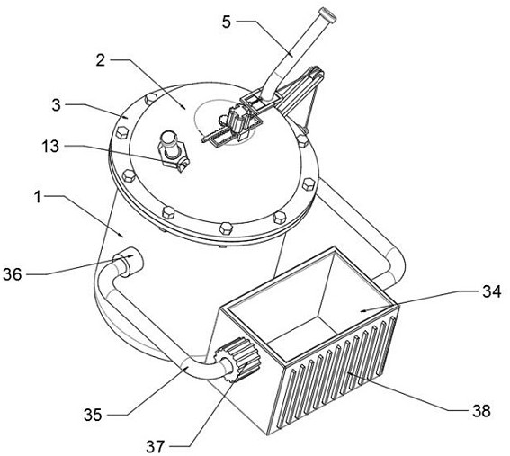 Explosion-proof distillation retort for chemical equipment