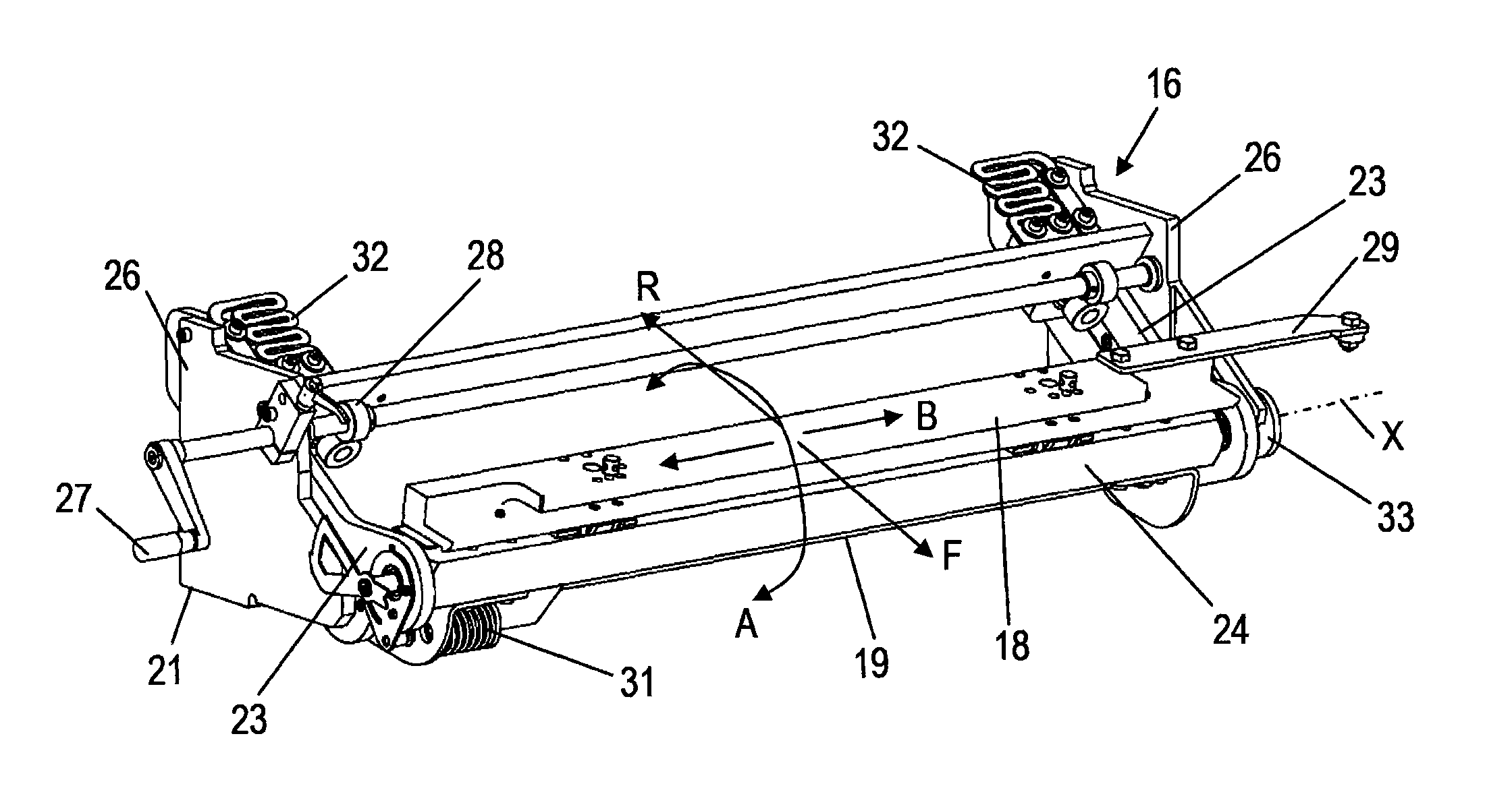 Doctor blade system for print unit intended for a photogravure printing machine