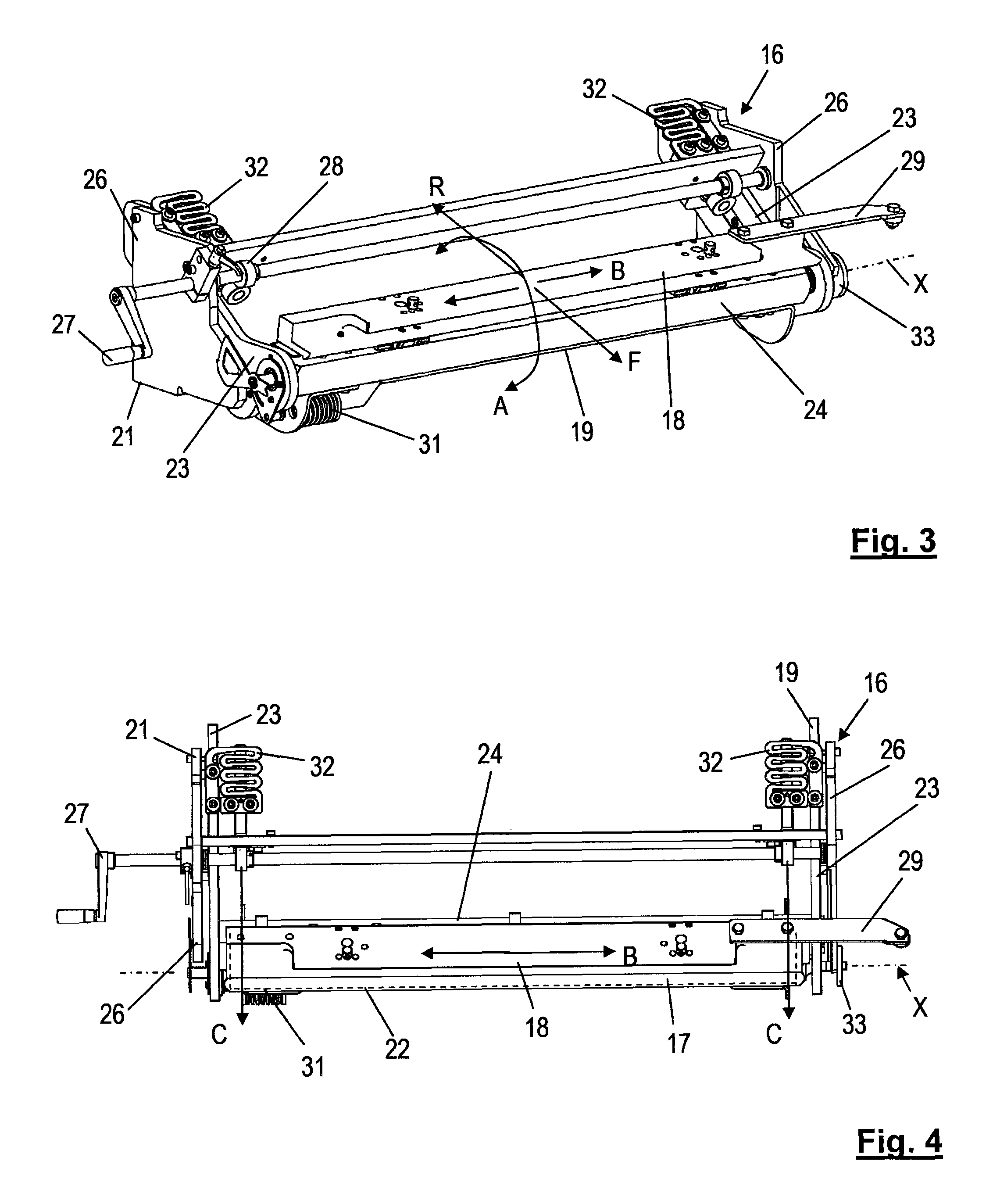 Doctor blade system for print unit intended for a photogravure printing machine