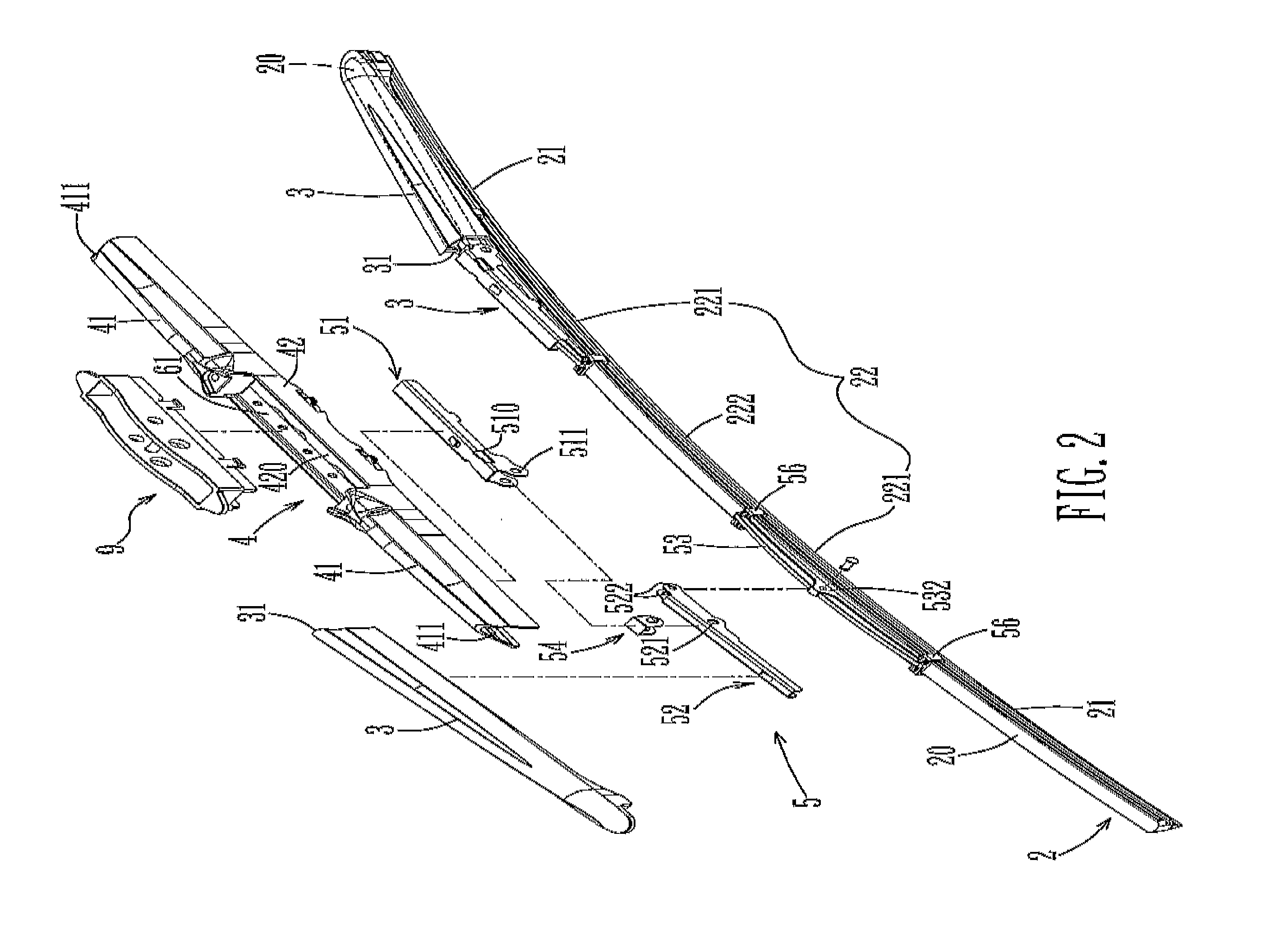 Windshield wiper blade assembly