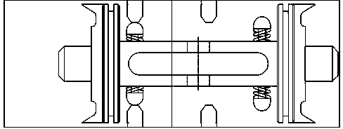 Mechanical self-locking device of TKH series change-over switch