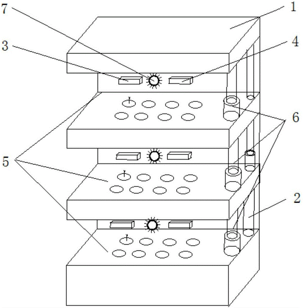 System and method for automatically controlling size of planting space in planting cabinet