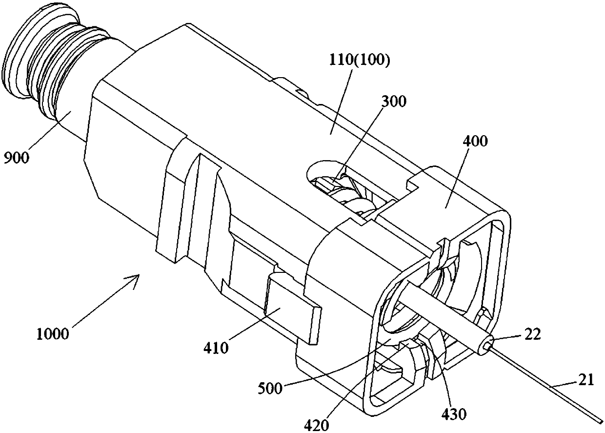 Optical fiber connector and assembly method thereof