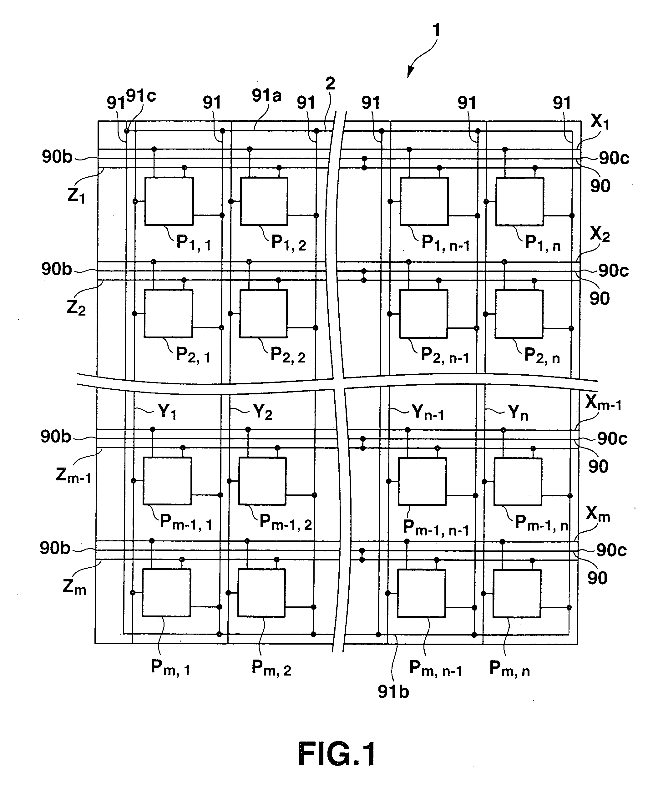 Transistor array substrate and display panel