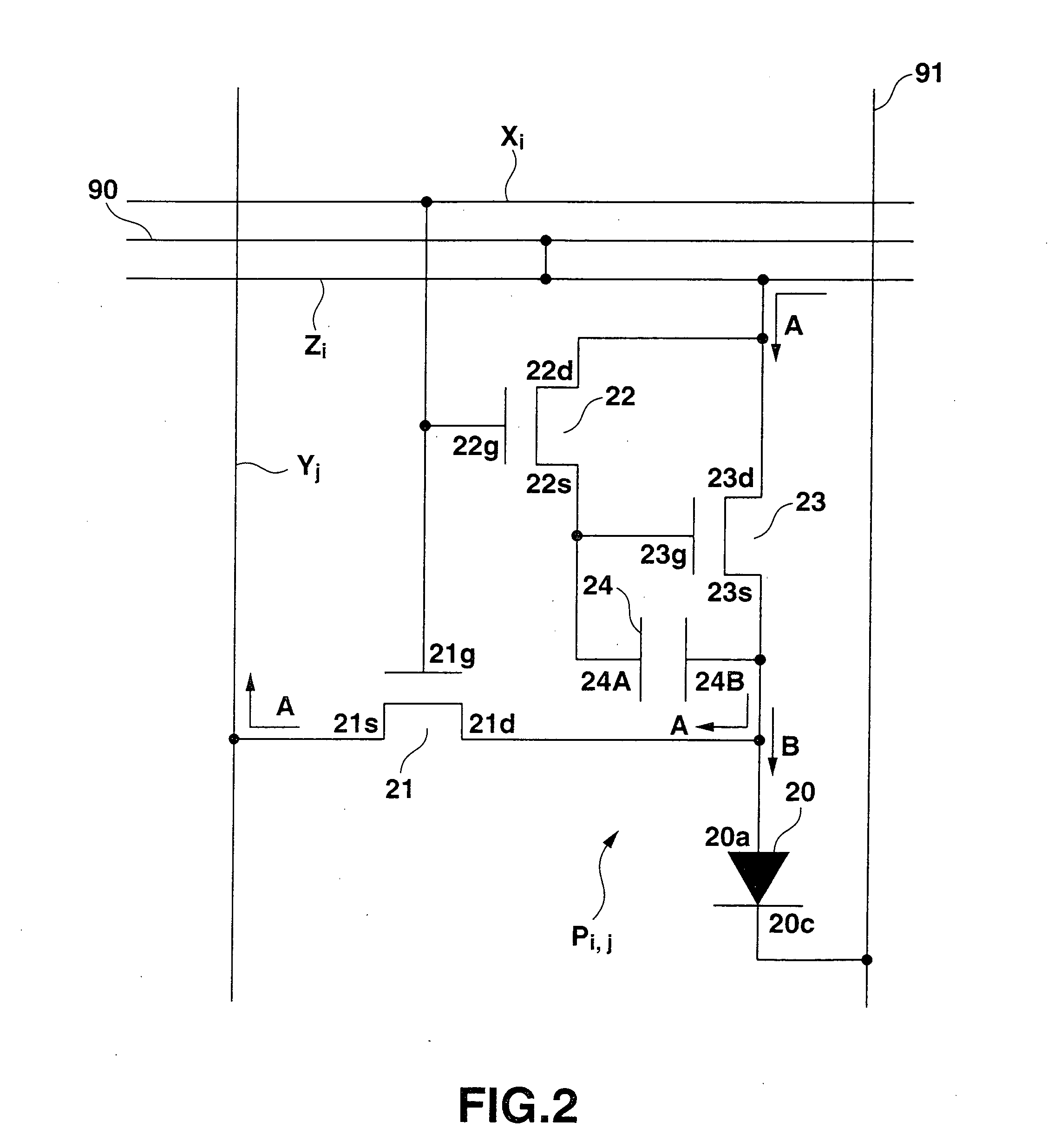 Transistor array substrate and display panel