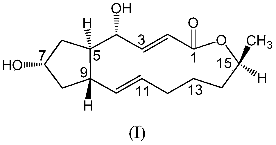 Brefeldin A glycosylated derivative and preparation and application thereof