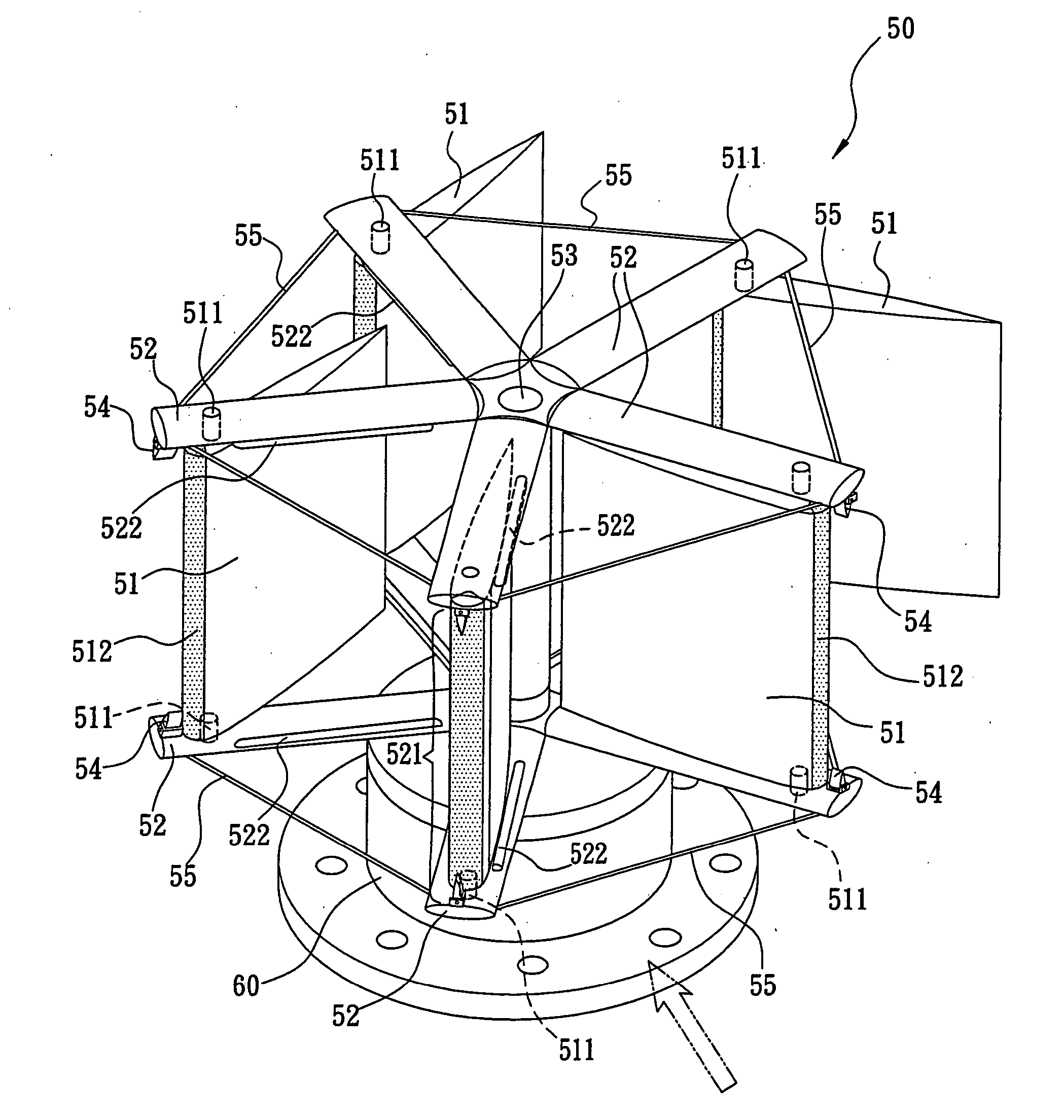 Vertical axis wind engine