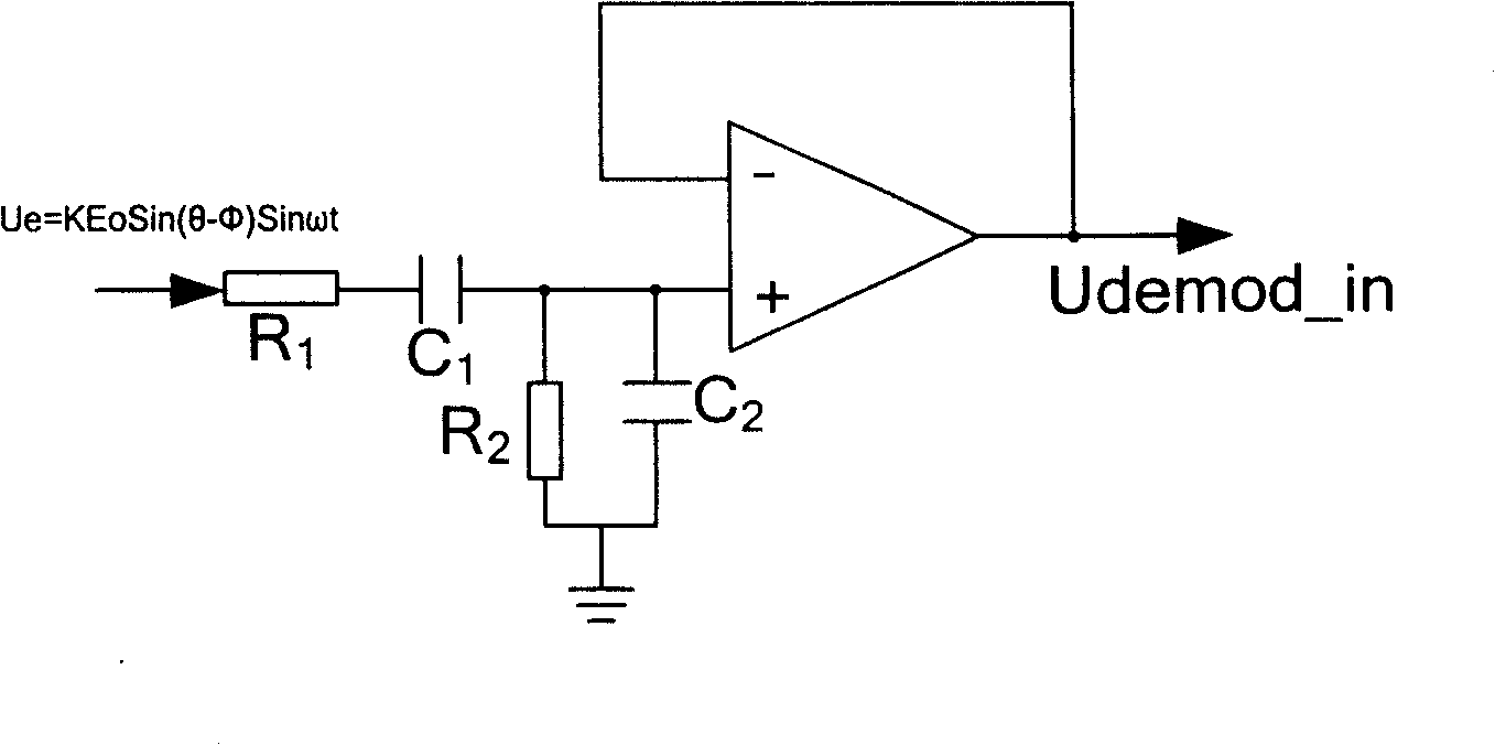 Single power supply CMOS integrated circuit autosyn / rotary transformer - digital conversion technique