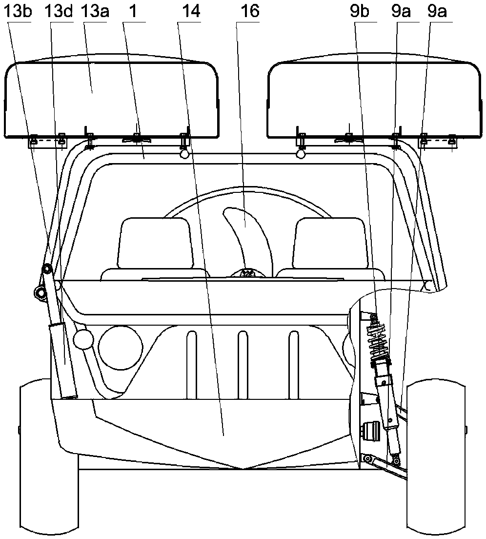 Multi-wheel amphibious special vehicle