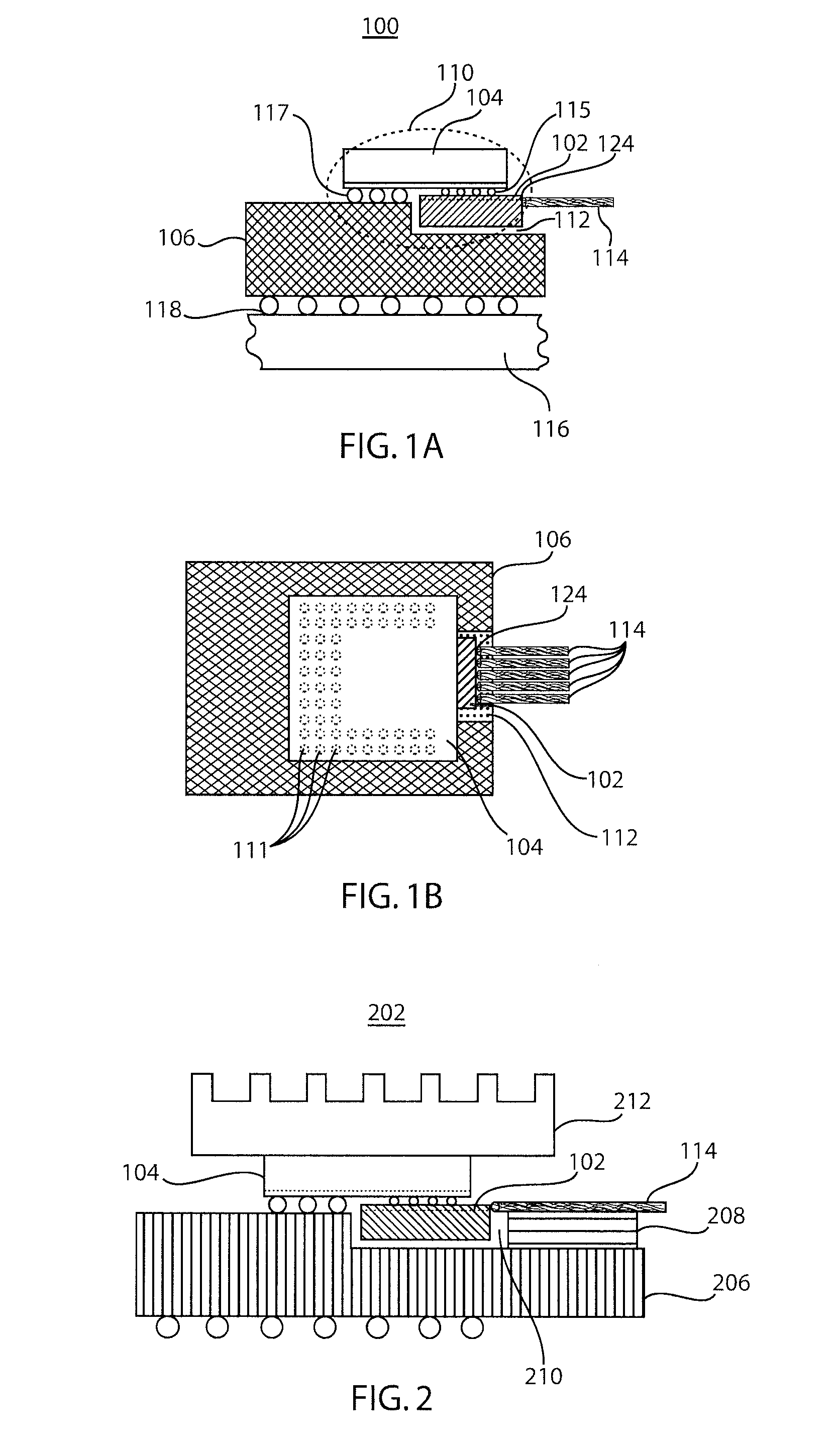 Flip-chip packaging for dense hybrid integration of electrical and photonic integrated circuits