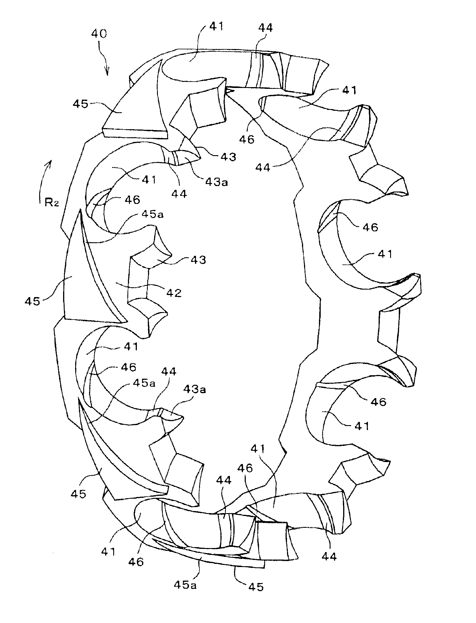 Radial ball bearing retainer