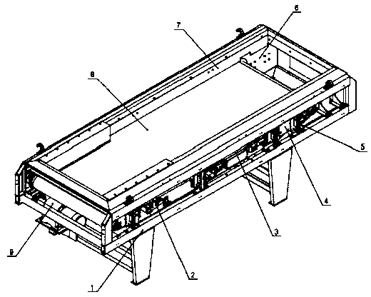 Modular structure electronic belt weigher