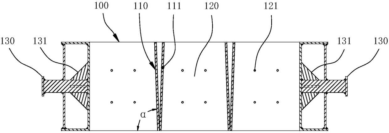 Tailings collection and transportation device and tailings recovery method of core shooter