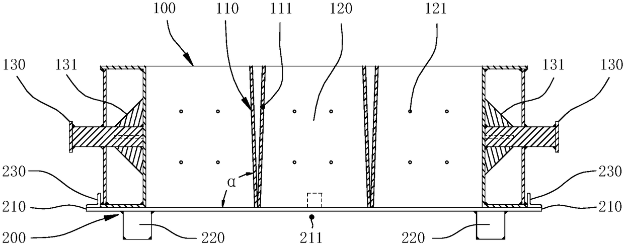 Tailings collection and transportation device and tailings recovery method of core shooter