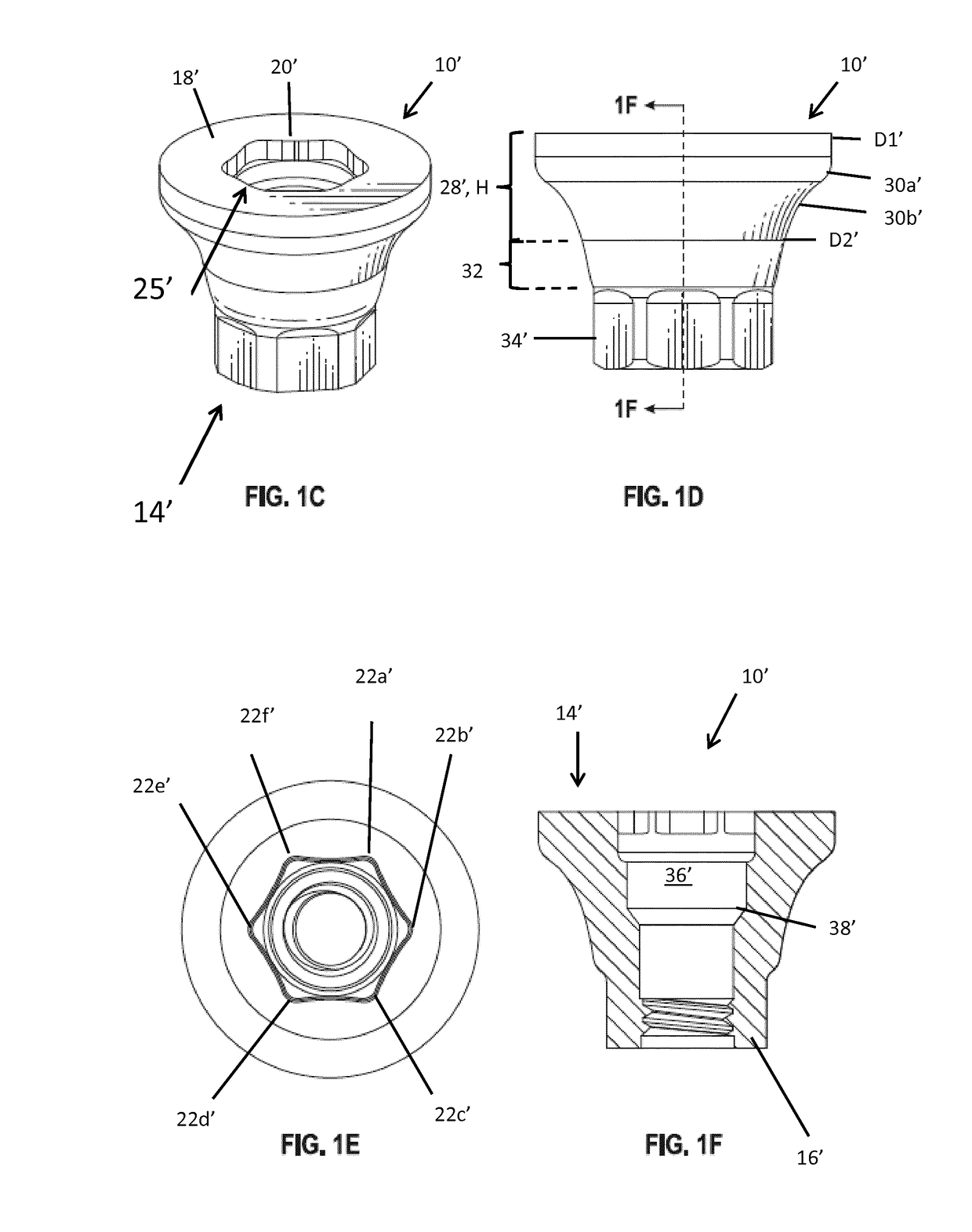 Healing cap with scannable features