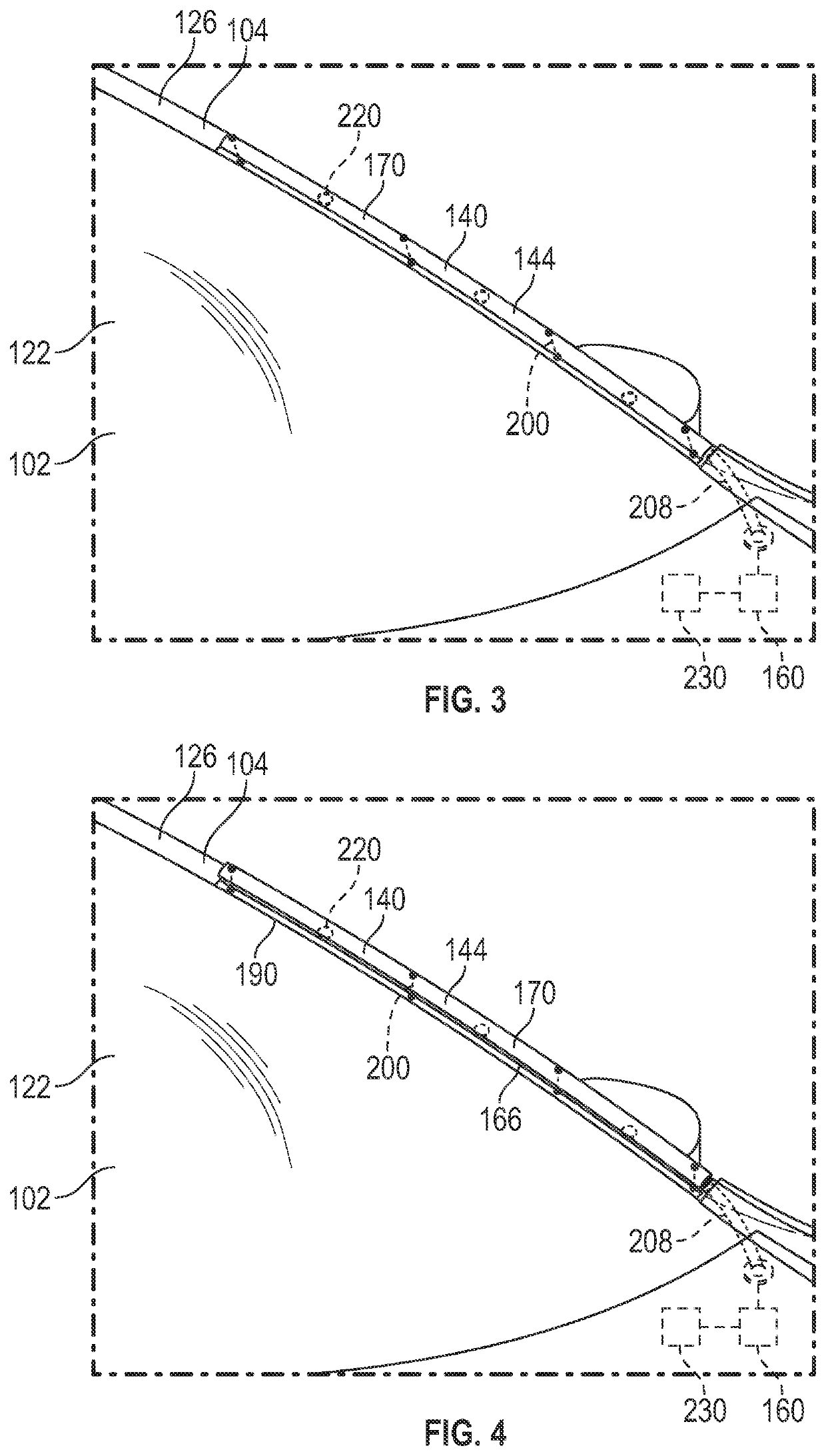 Retractable gutter system for a vehicle