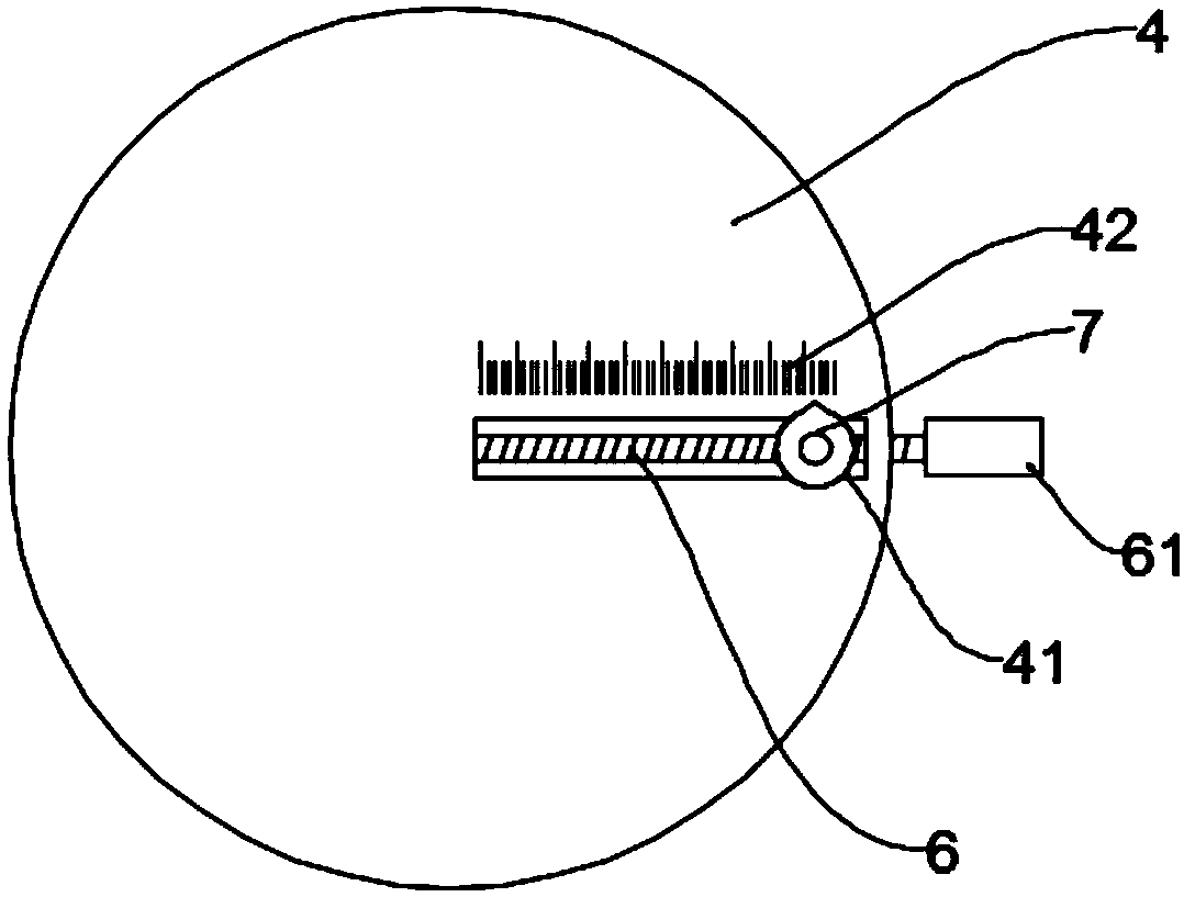 Yarn winding device capable of adjusting winding length