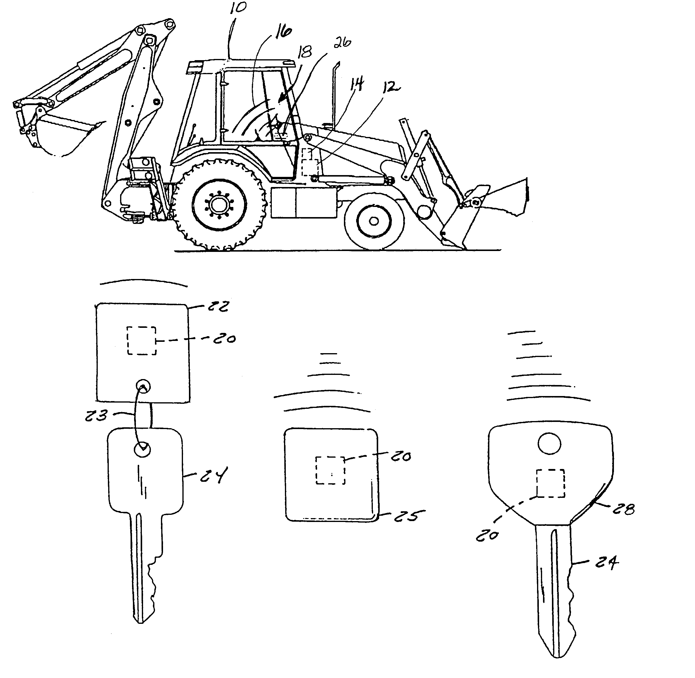 Access control system for a work vehicle