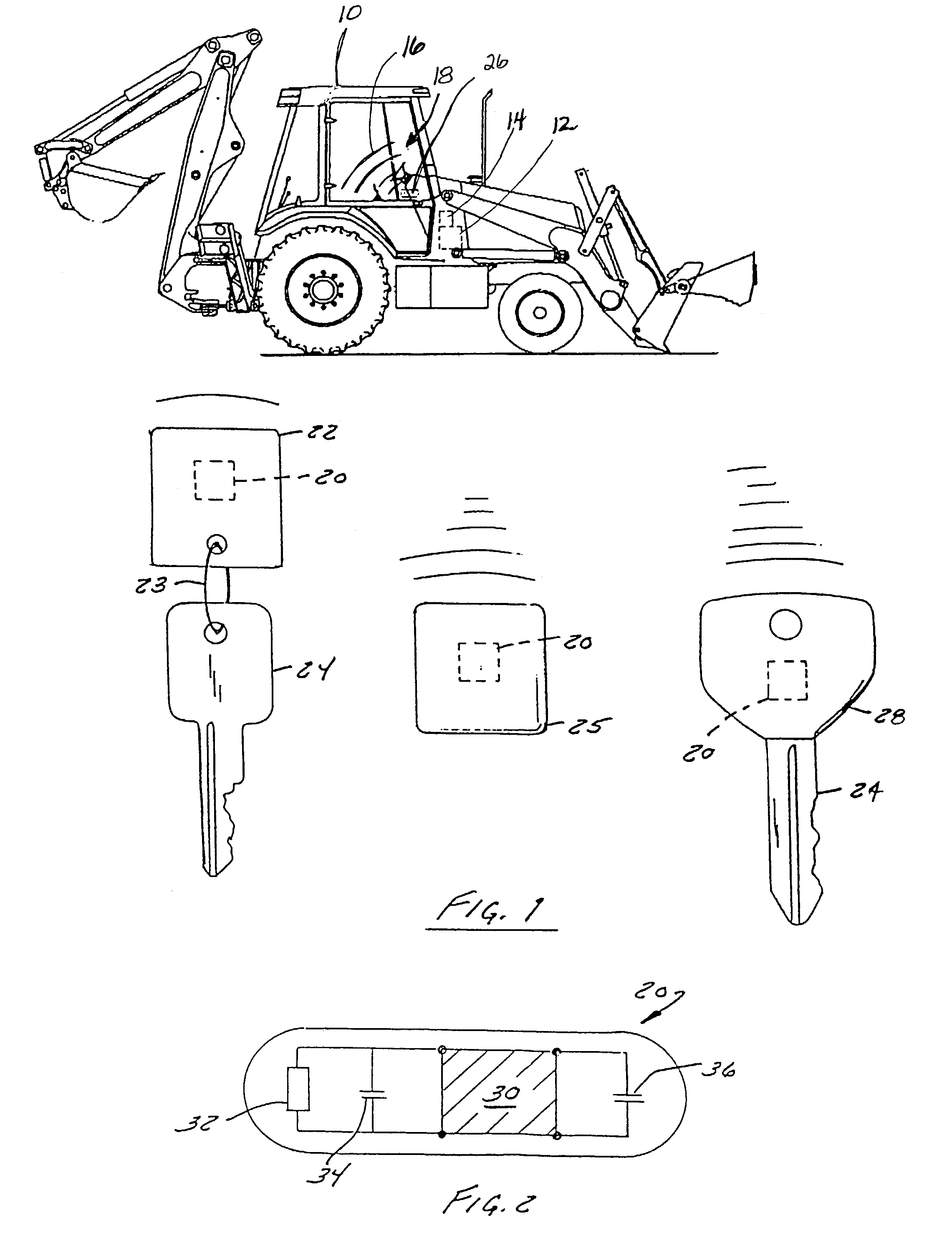 Access control system for a work vehicle