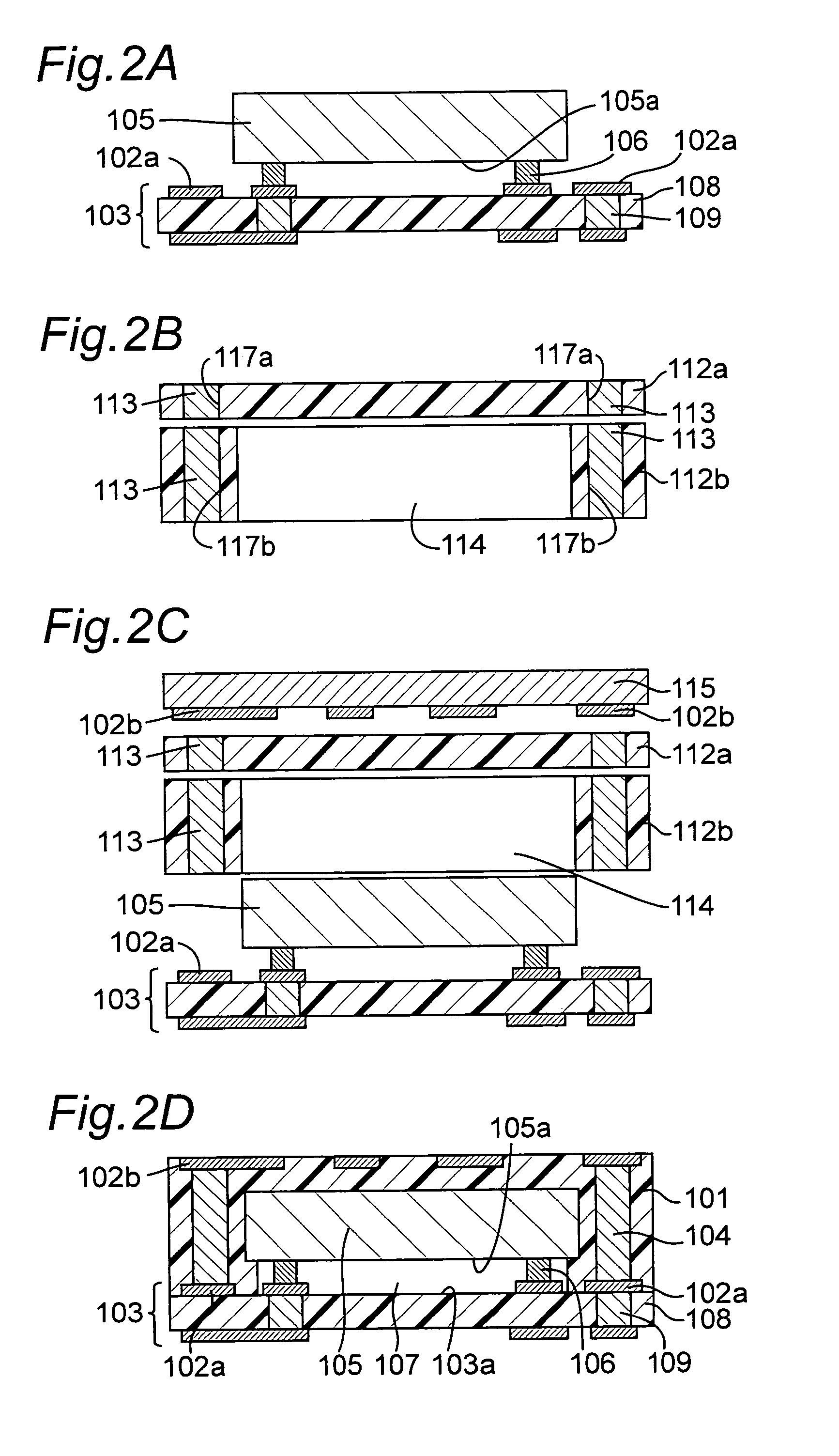 Module with a built-in semiconductor and method for producing the same