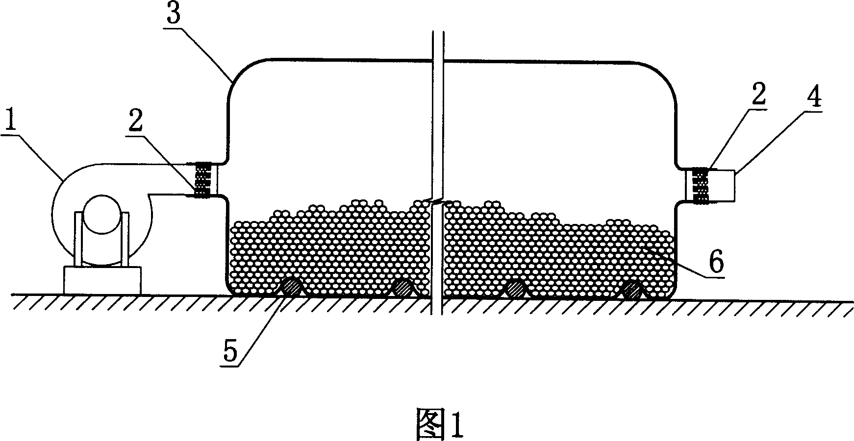 Pipe line type normal temperature dryer for dates