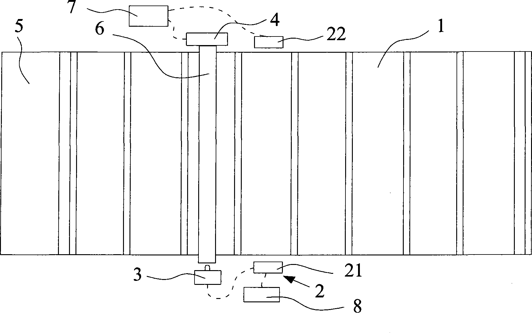 Rapid on-line detecting method and system for wood material strength