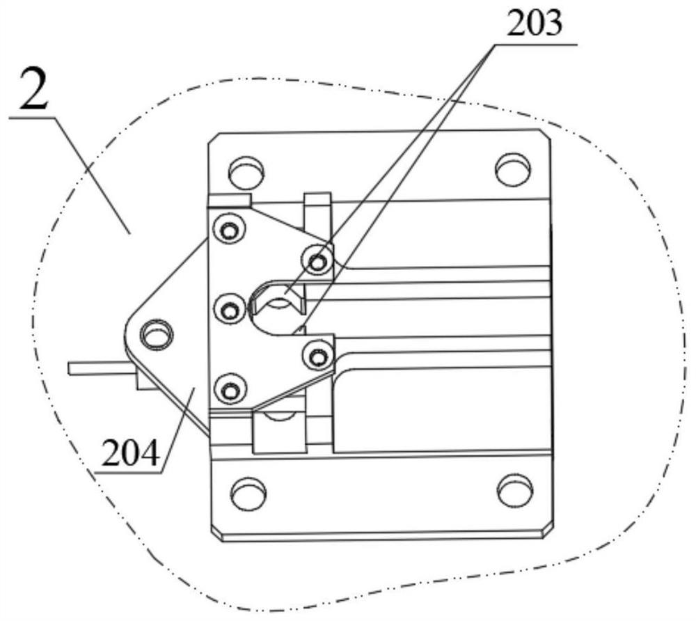 A manual self-integrated bullet blocking locking mechanism