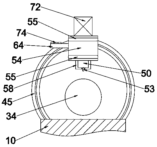 Special machine tool for radial drilling of shaft