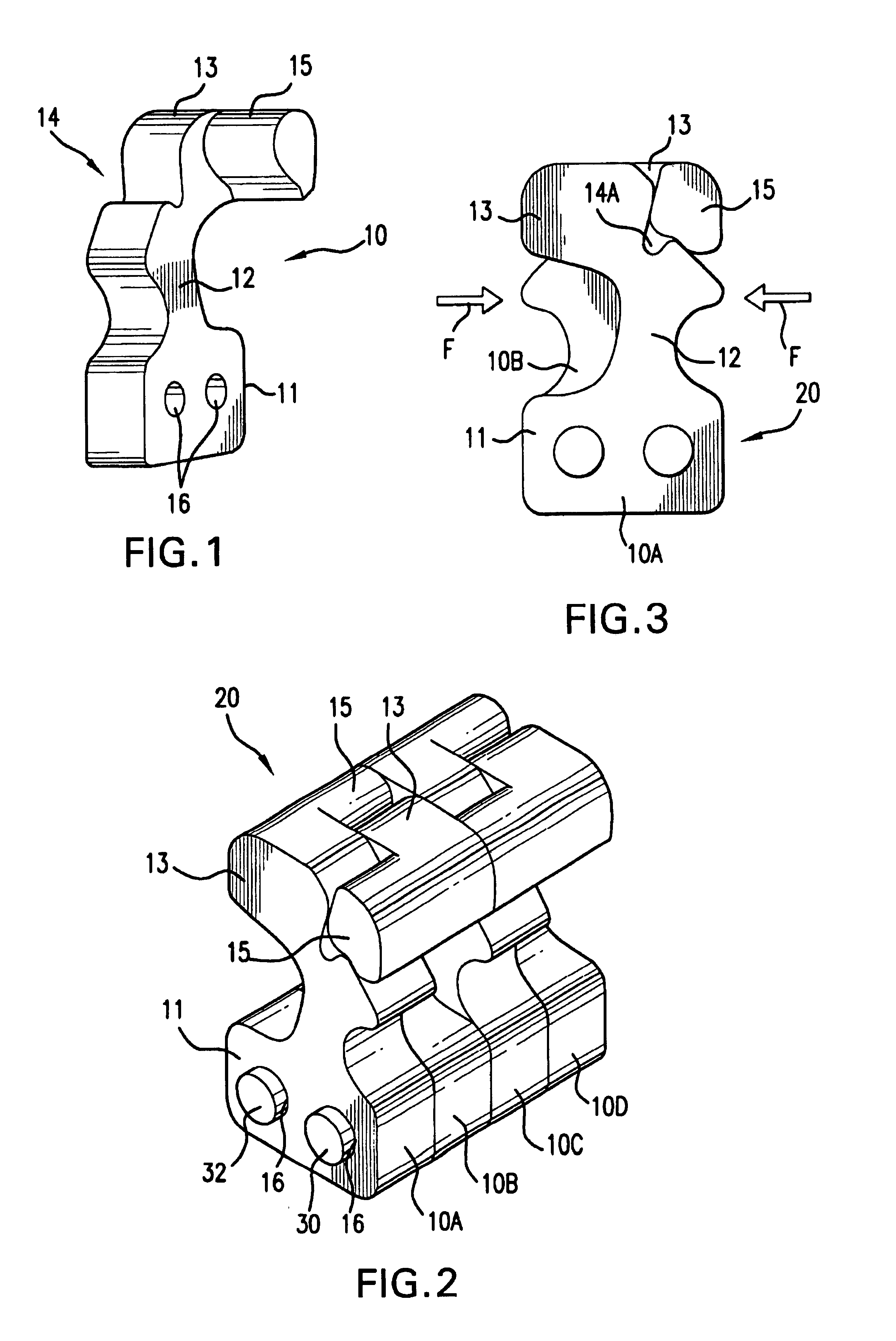 Multi-element biased suture clip