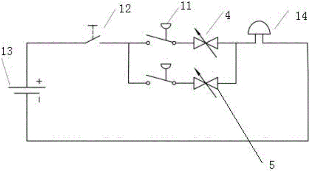 Device for gas pressure online monitoring and automatic air compensation of transformer