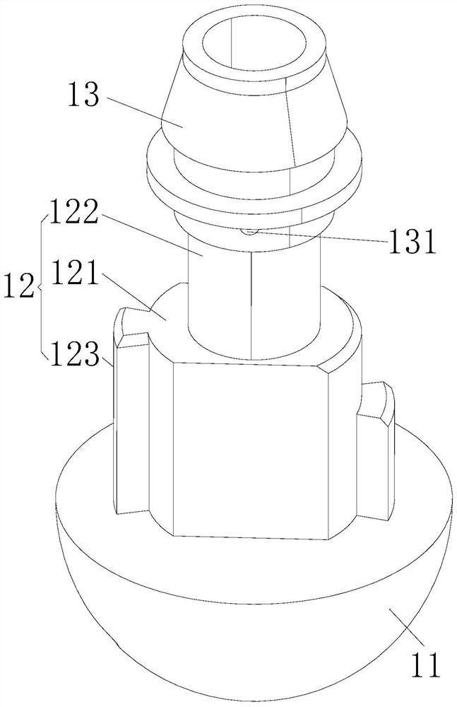 Automobile headlamp cleaning structure