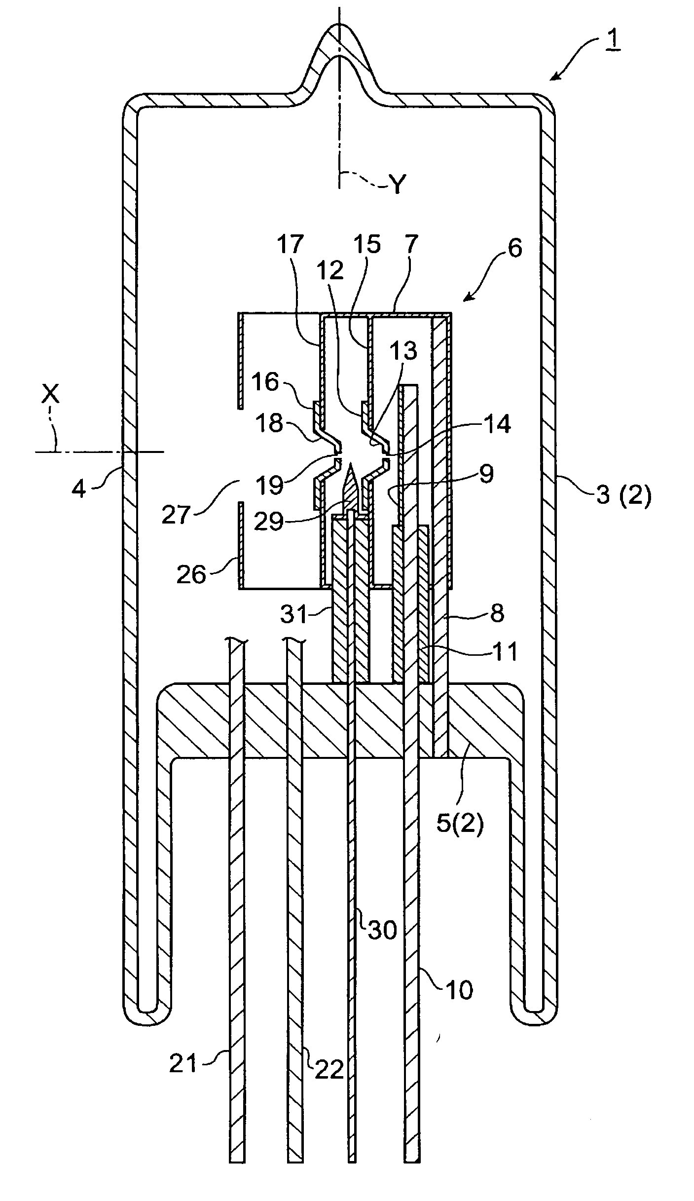 Gas discharge tube