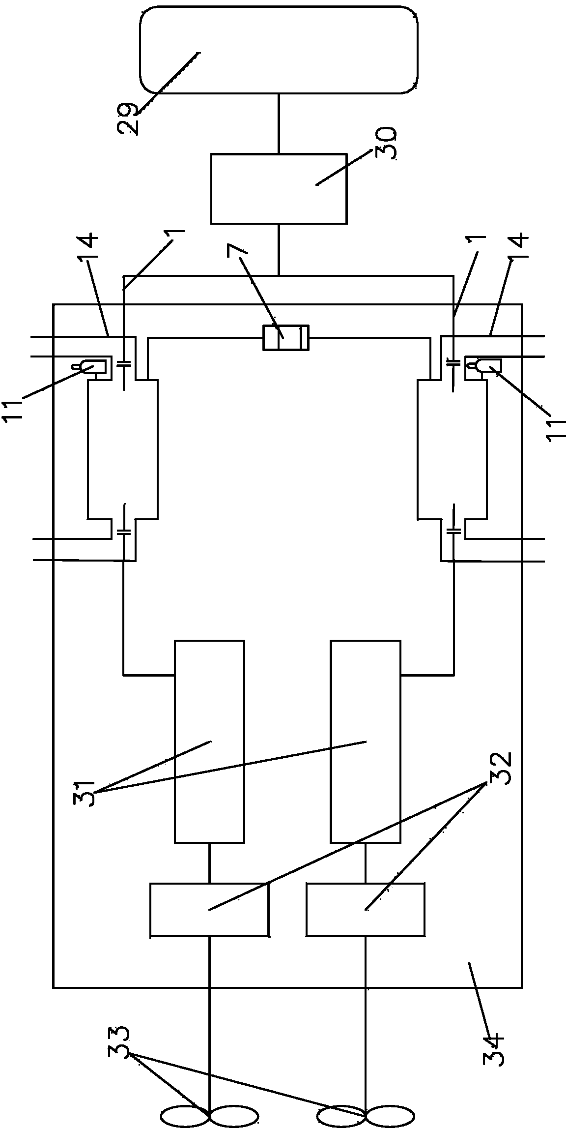 Integrated power control device of liquefied natural gas power ship