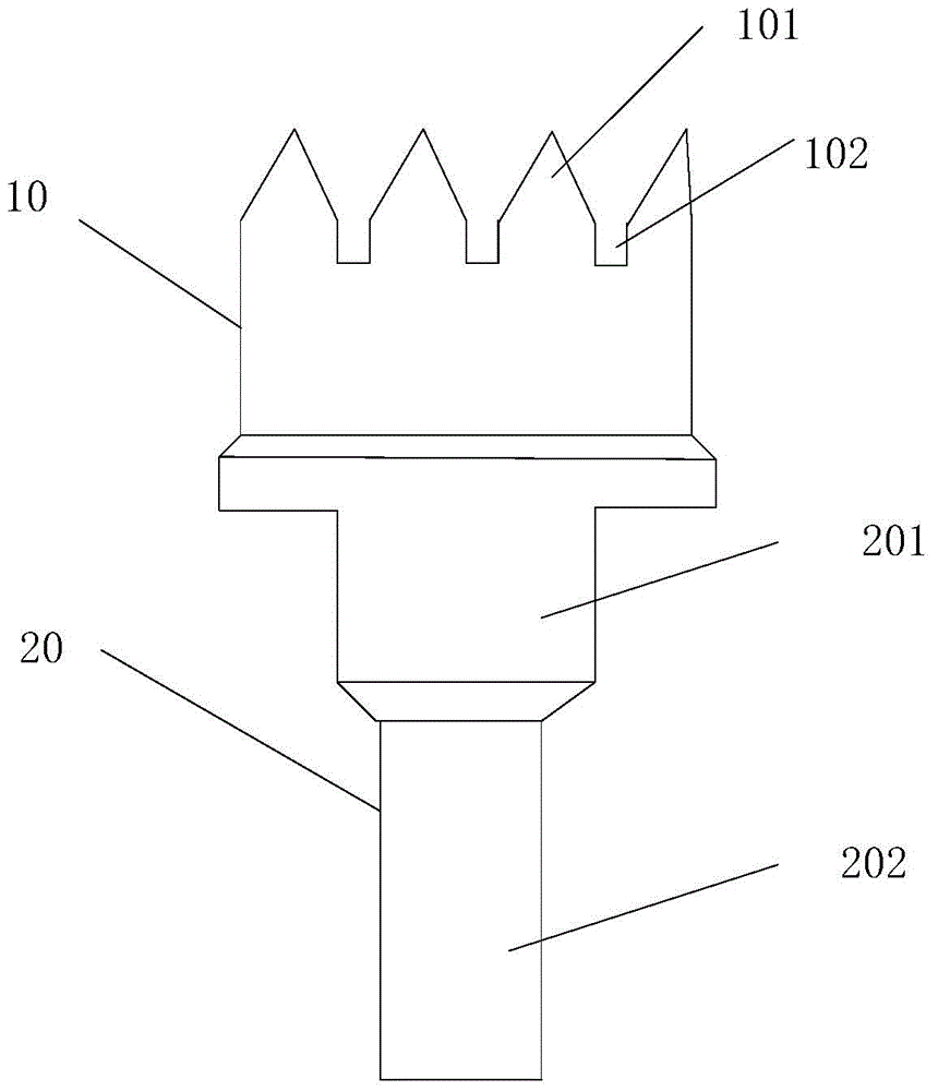 Alloy hole opener