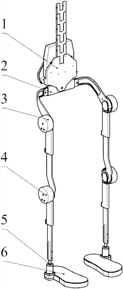 Light clutch type assisting exoskeleton device and control method thereof