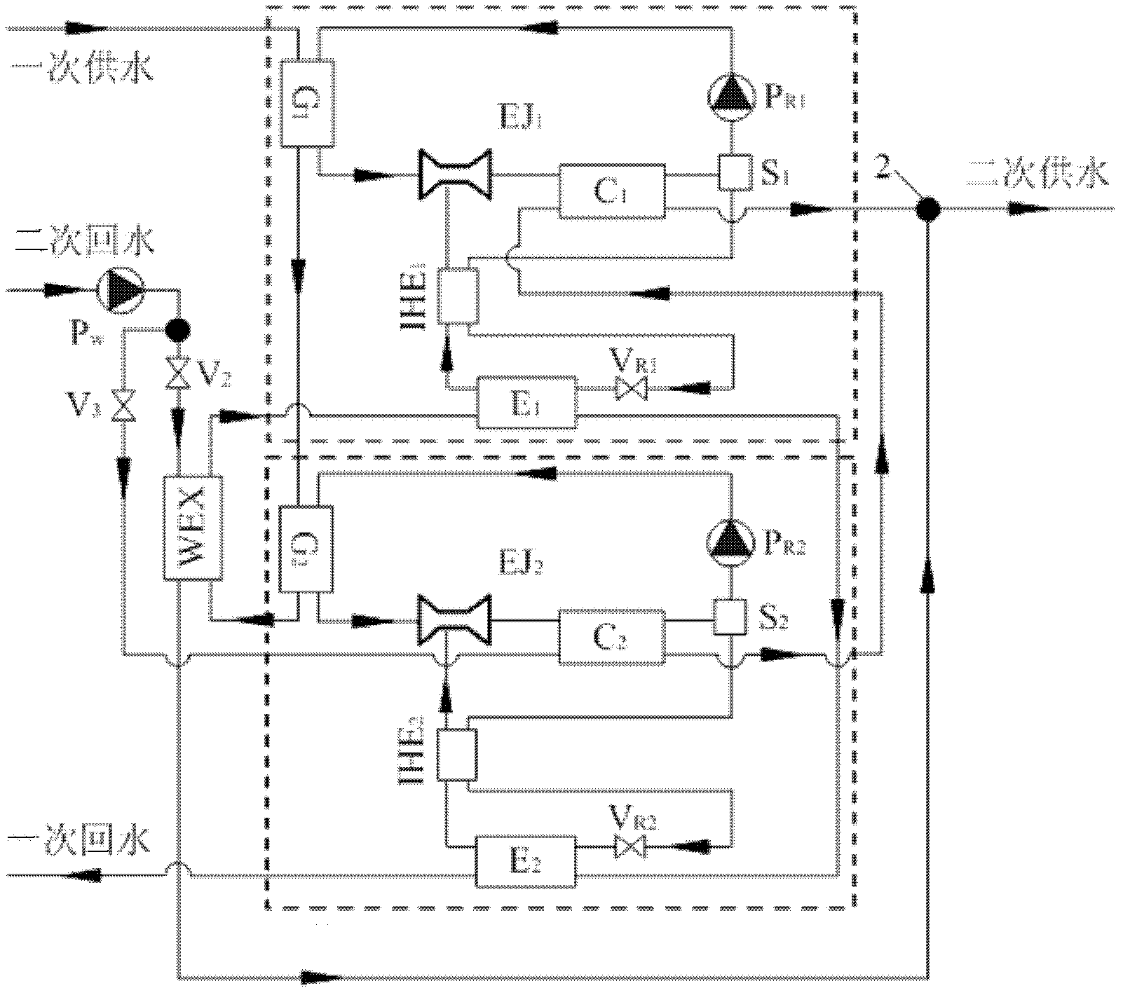 Jet type heat exchanger unit with two-stage-belt heat regenerator